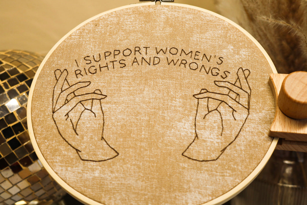 Beiges & Browns - I Support Women's Rights & Wrongs